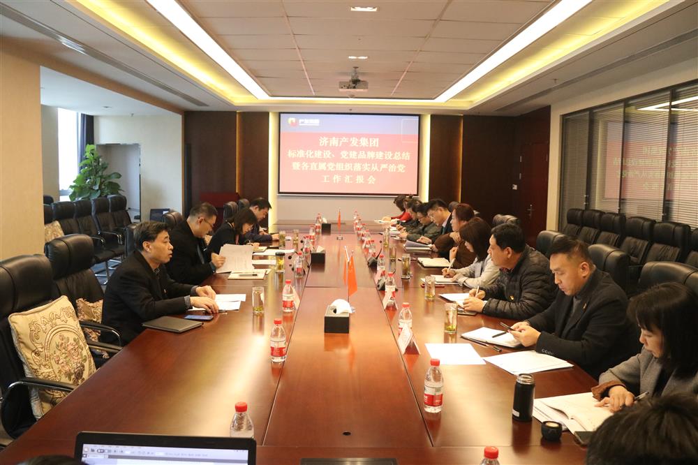 集團黨委召開黨組織標(biāo)準(zhǔn)化建設(shè)、 黨建品牌建設(shè)活動總結(jié)暨各直屬黨組織落實從嚴(yán)治黨工作匯報會議